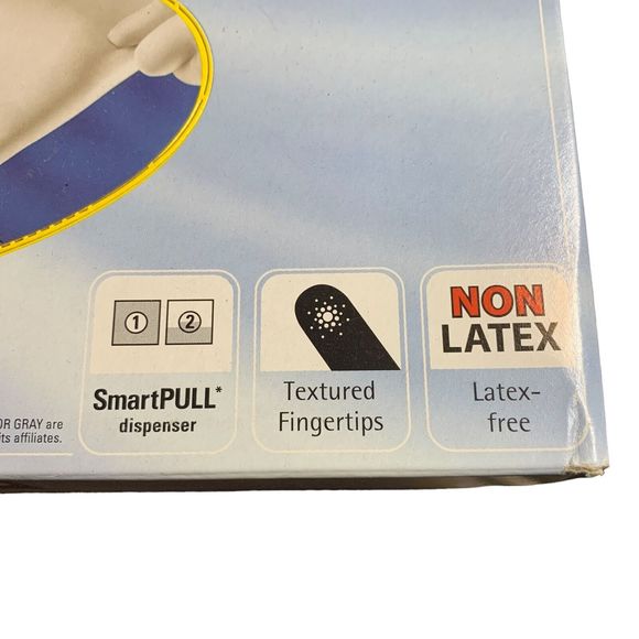 Kirkland Signature Latex Free Nitrile Exam Gloves Large Lot of 200 Textured Tip - Picture 3 of 6